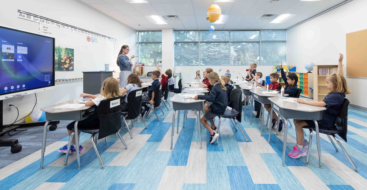 Students in classroom