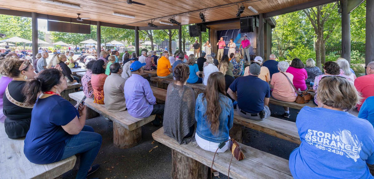 Noah’s Village Stage crowd