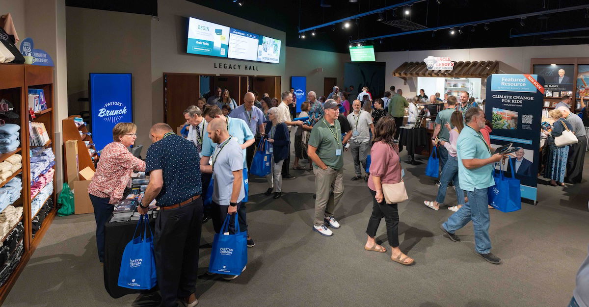 Crowd in Legacy Lobby