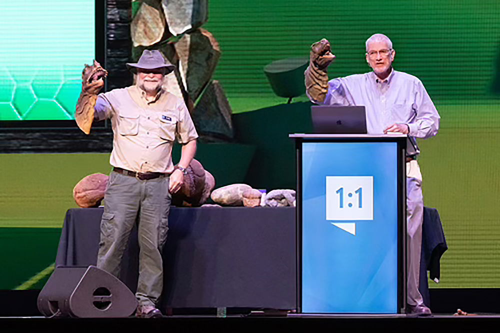 Buddy Davis with Ken Ham