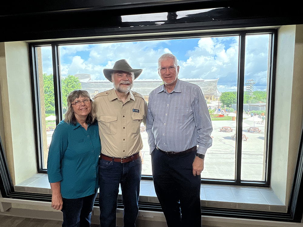 Buddy Davis with Kay Davis and Ken Ham