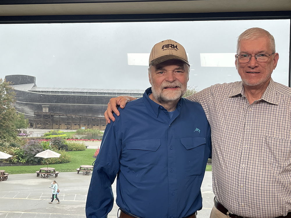 Buddy Davis with Ken Ham