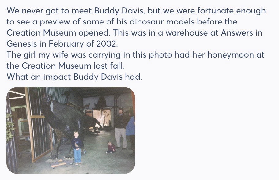 Buddy Davis Legacy Comments