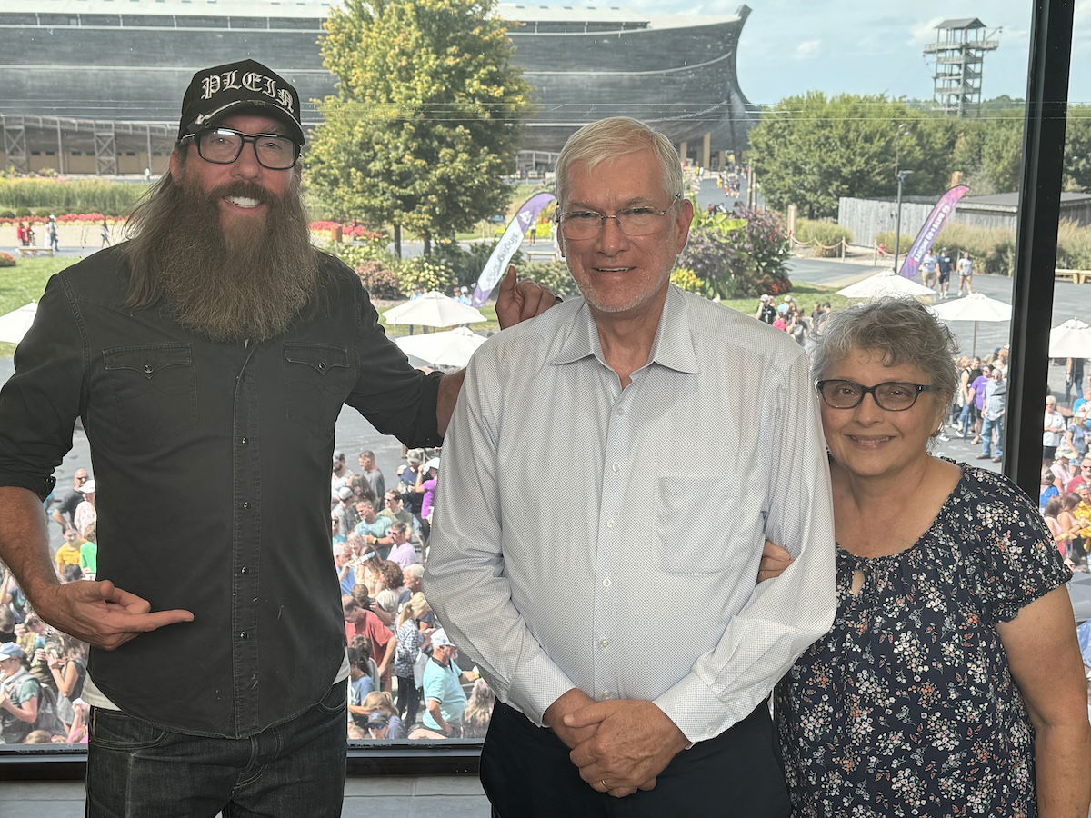 Crowder with Ken and Mally