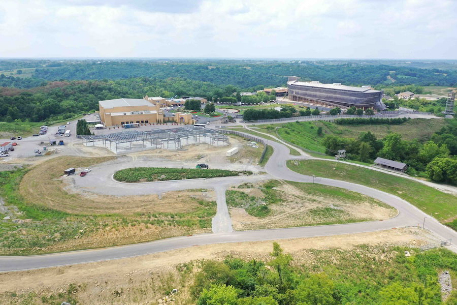 Welcome Center construction