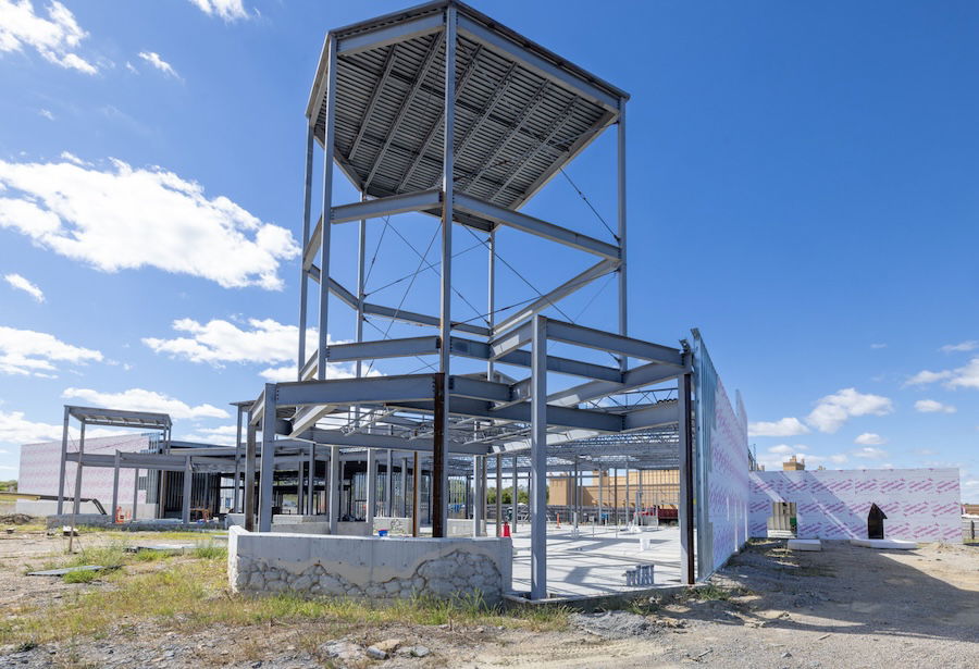 Welcome Center construction