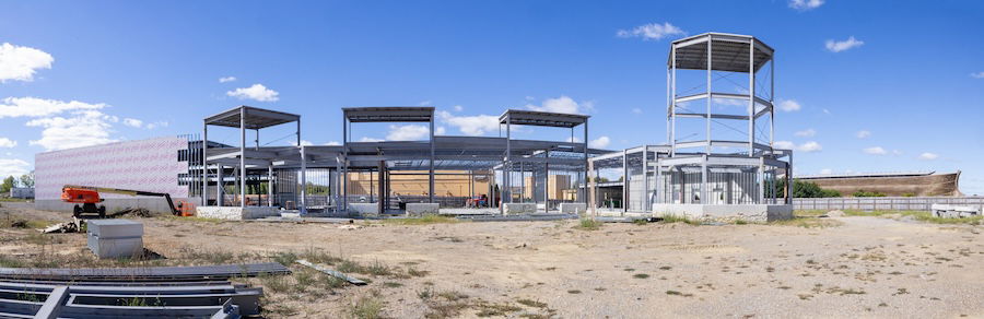 Welcome Center construction