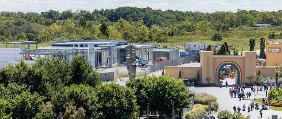 Welcome Center construction