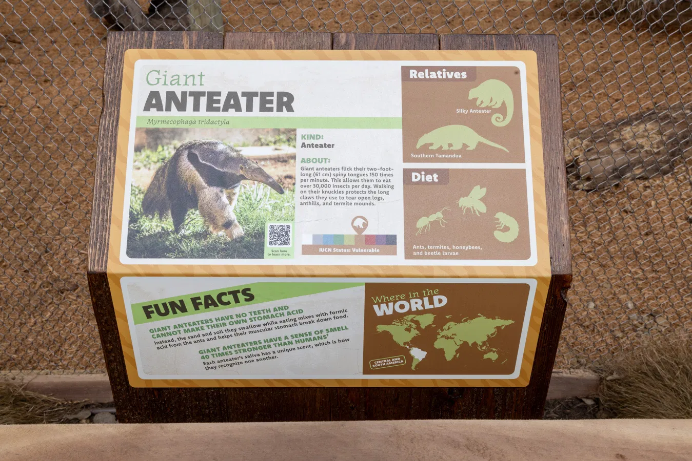 Giant Anteater sign