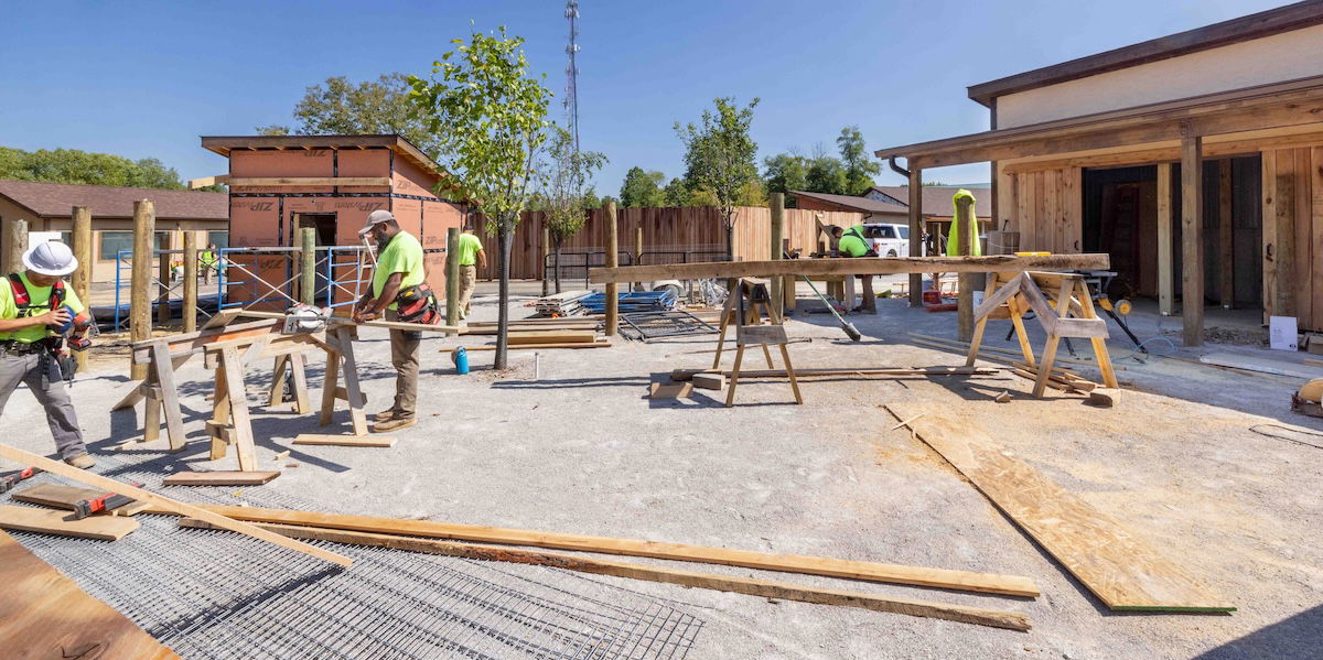 Creation Museum Zoo construction