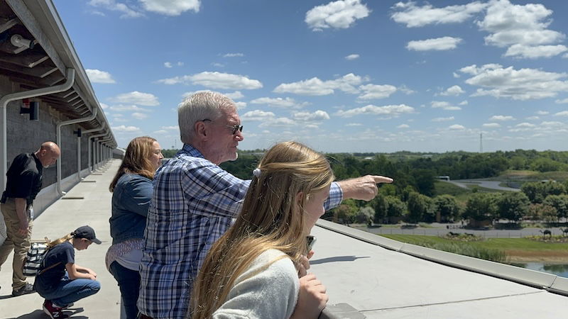 Ken Ham on fourth deck of the Ark