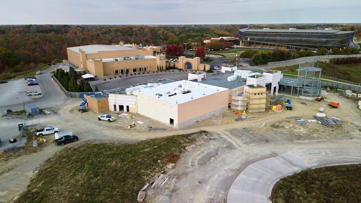 Welcome Center construction