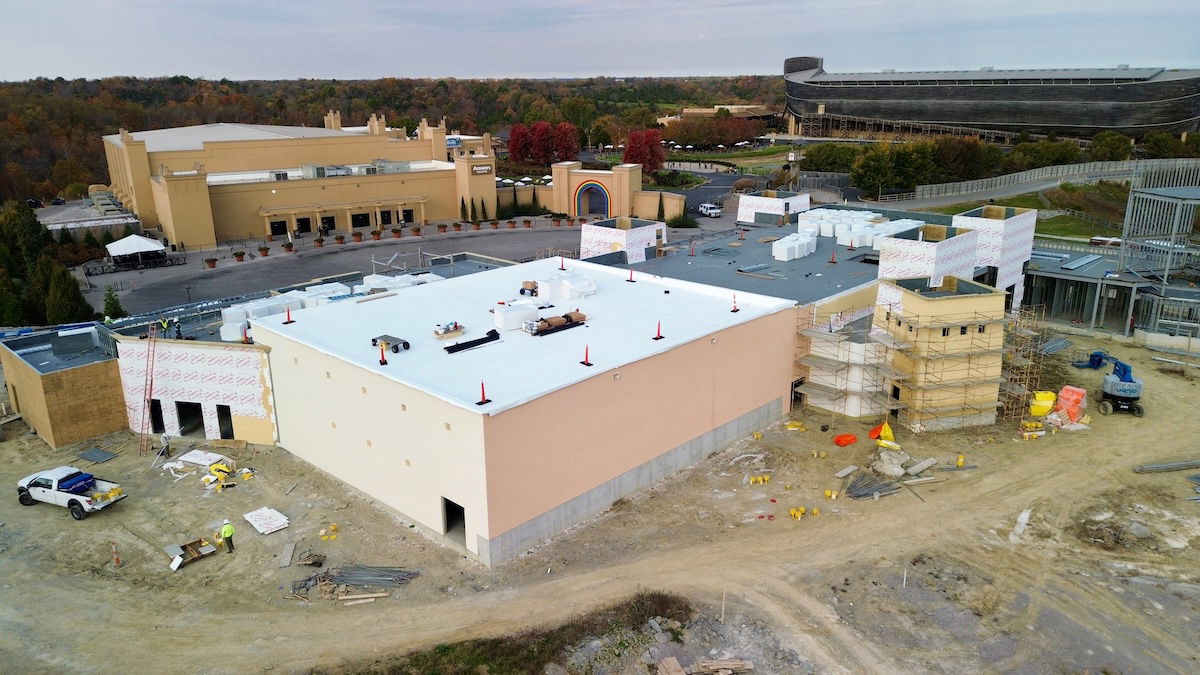 Welcome Center construction