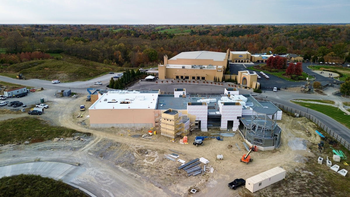 Welcome Center construction