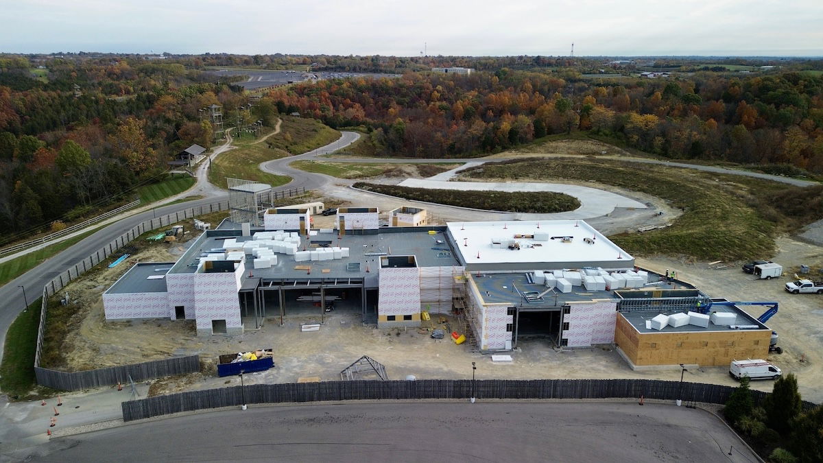 Welcome Center construction