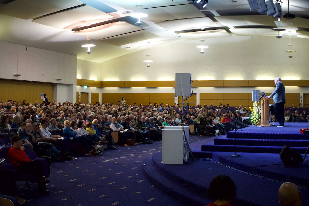 Answers UK Mega Conference in Birmingham crowd