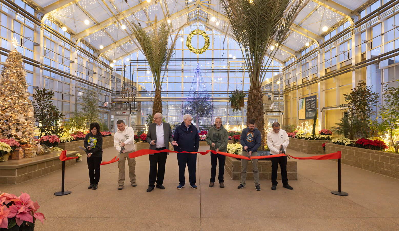 Plants of the Bible Conservatory ribbon-cutting