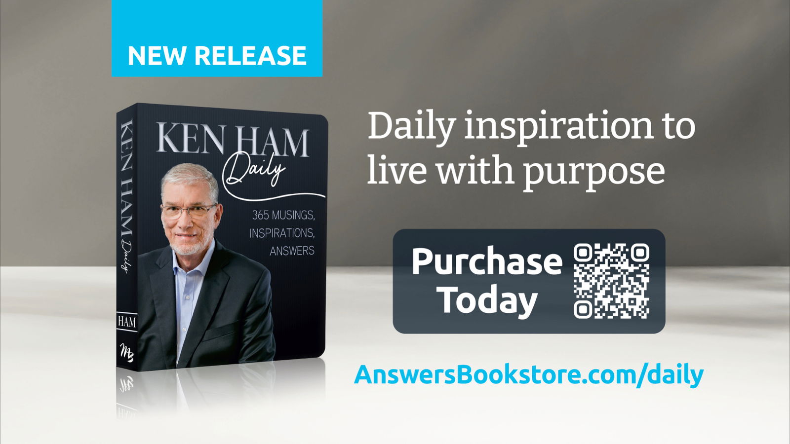 Ken Ham Daily cover with QR