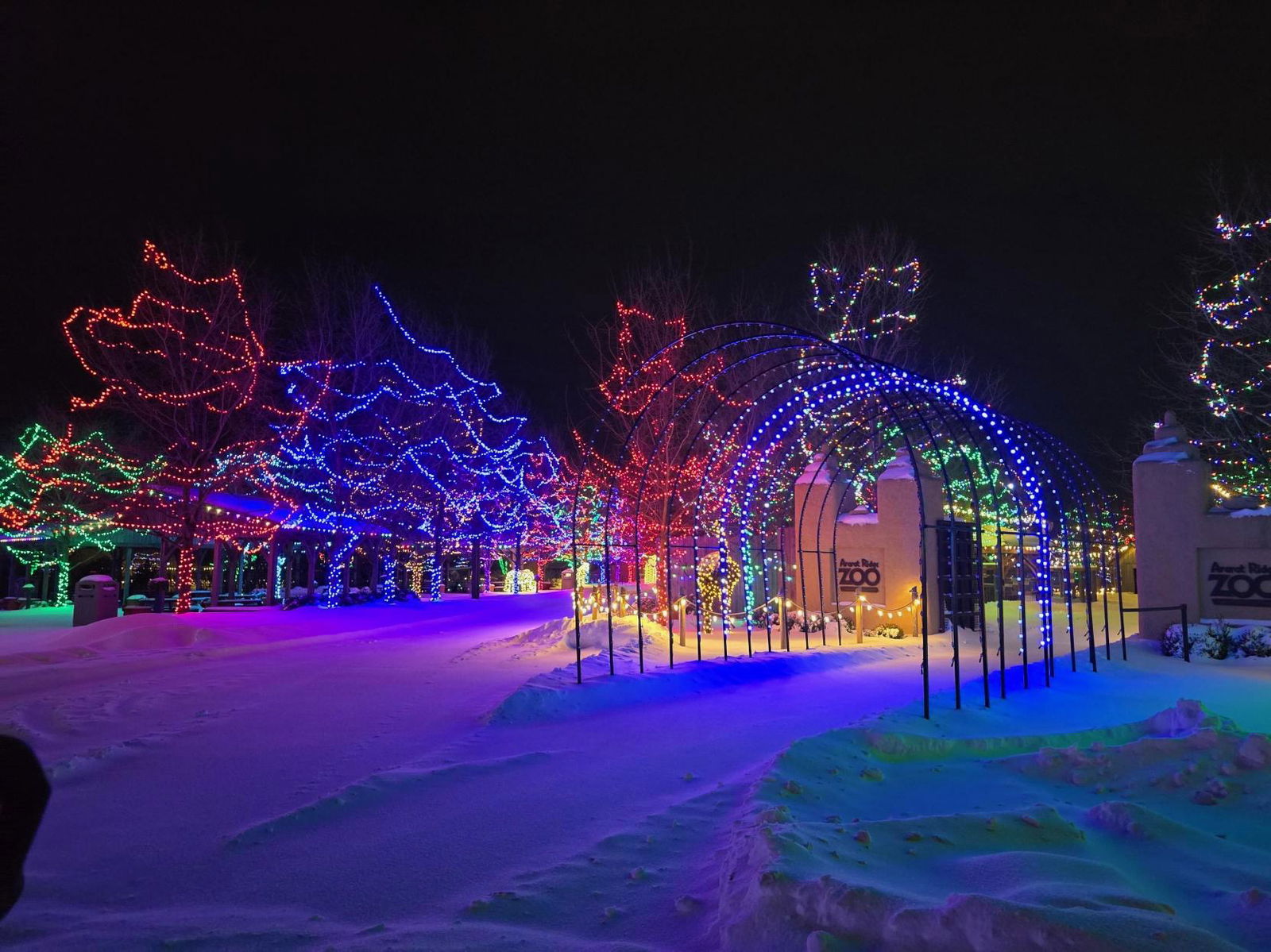 Winter wonderland at Ark Encounter and Creation Museum