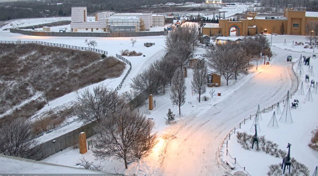 Winter wonderland at Ark Encounter and Creation Museum