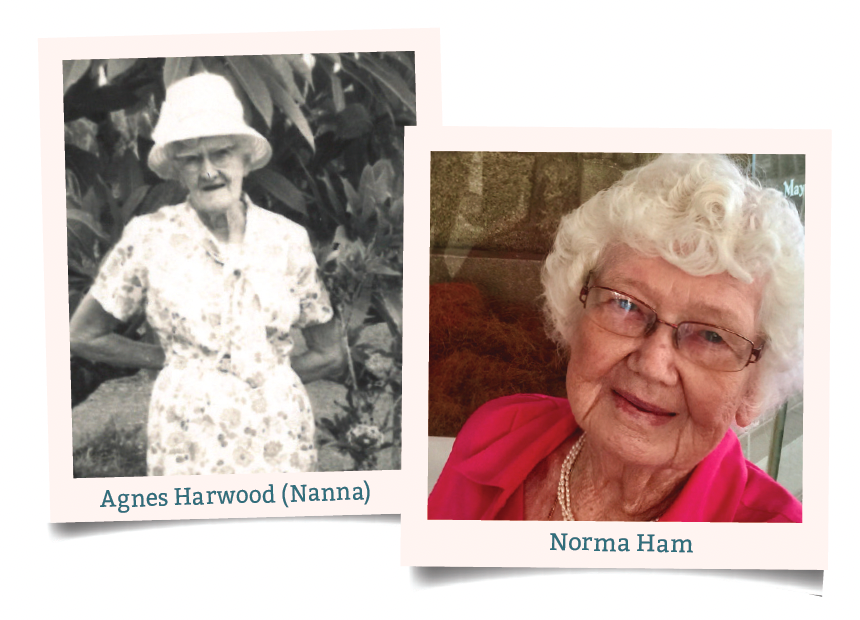 Anges Harwood, Norma Ham