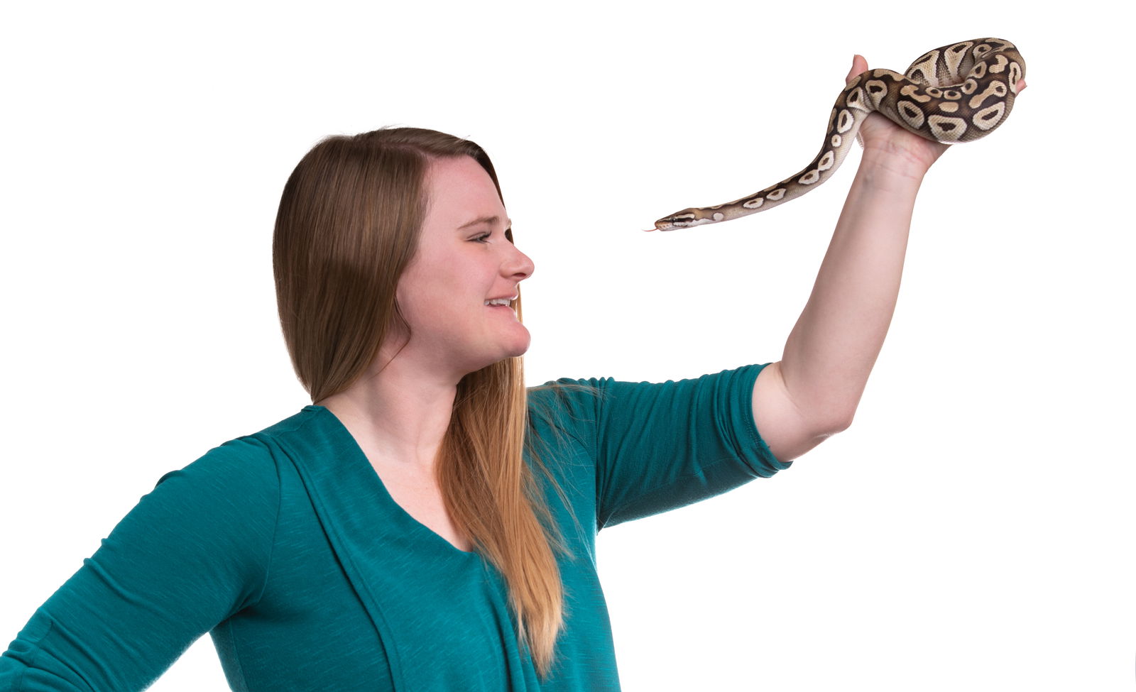 Karina and snake