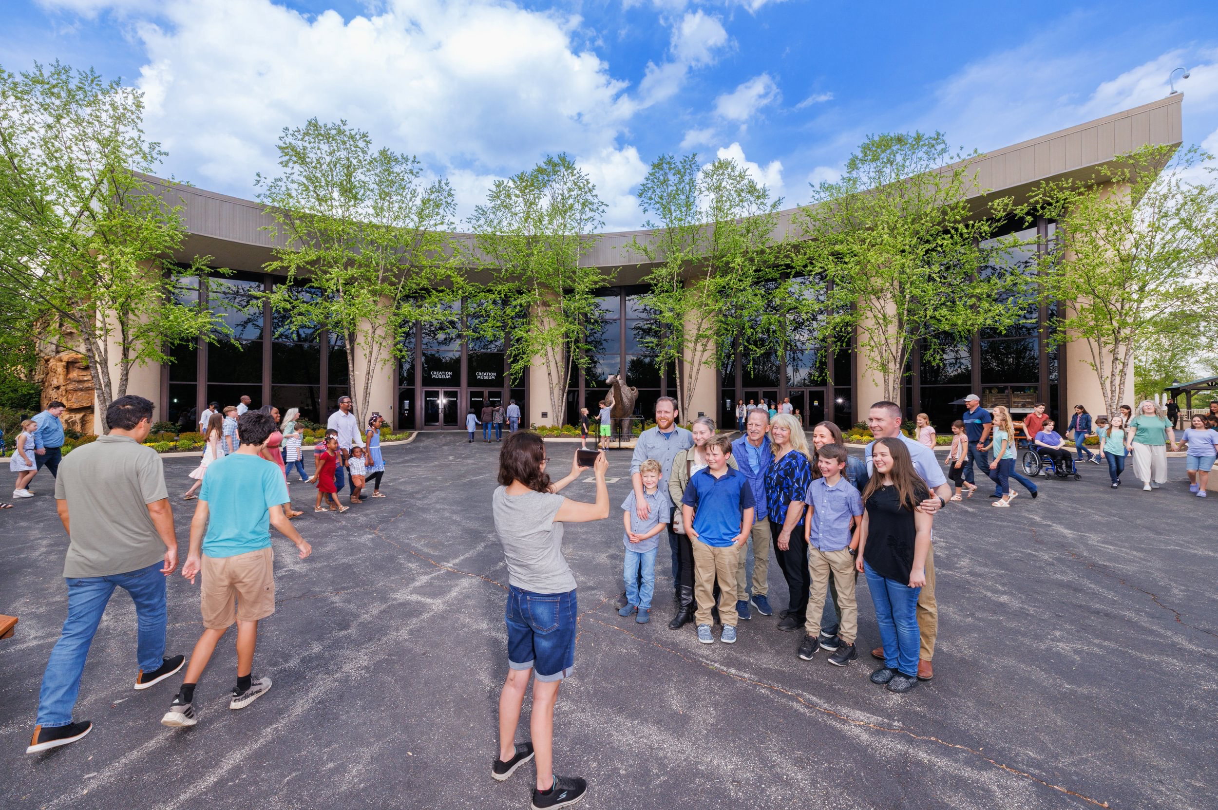 family at the Creation Museum
