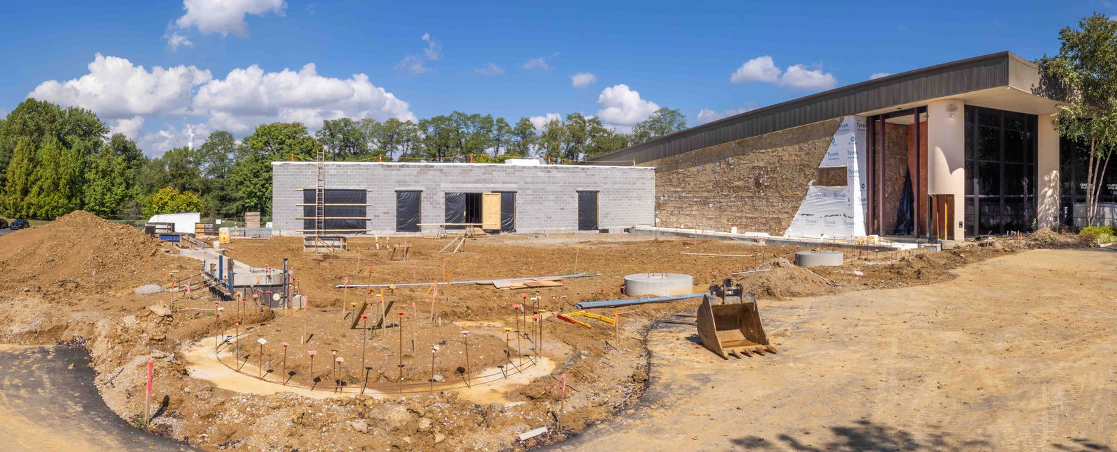 Creation Museum resaurant construction