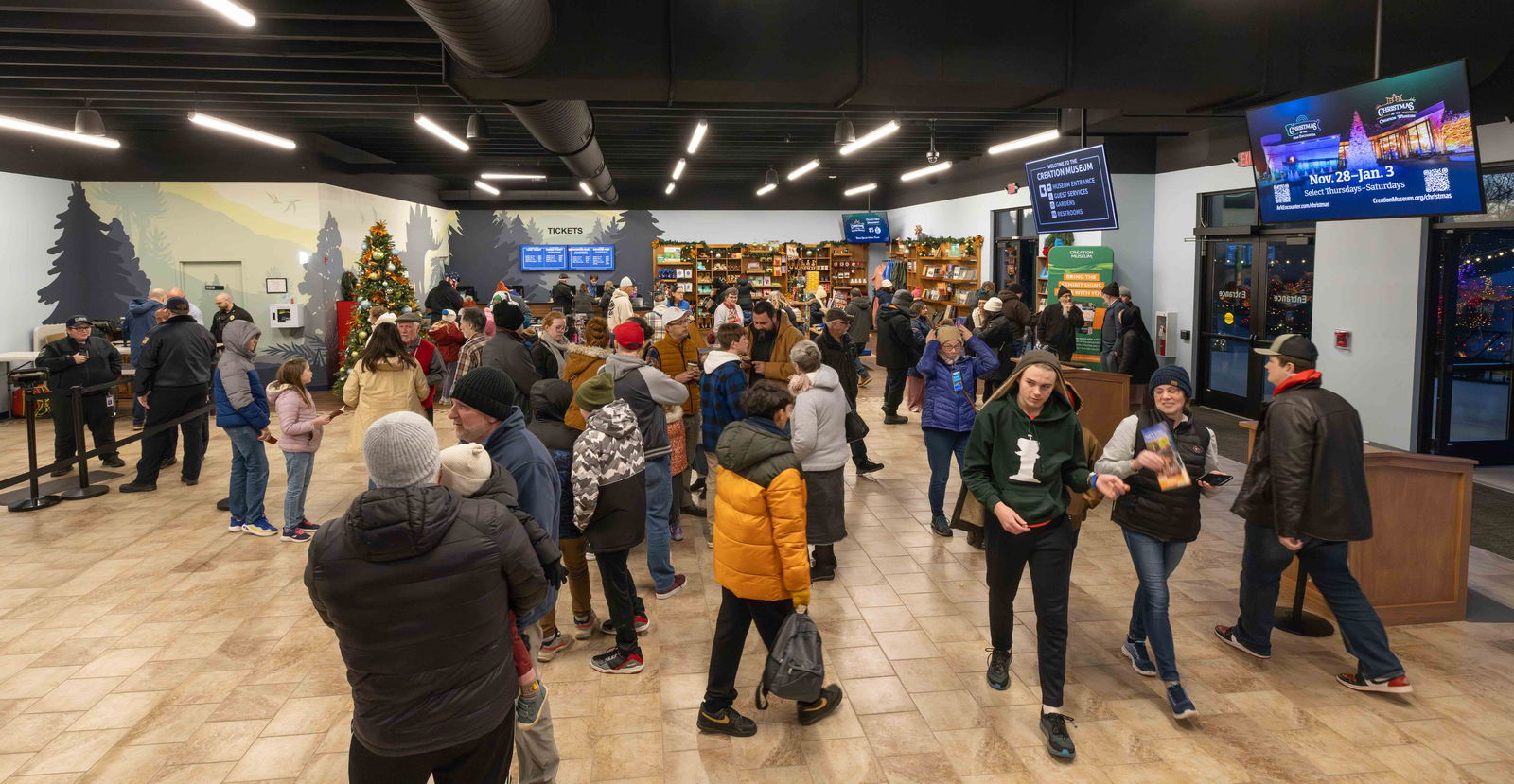 Christmas at the Creation Museum and Christmas at the Ark Encounter