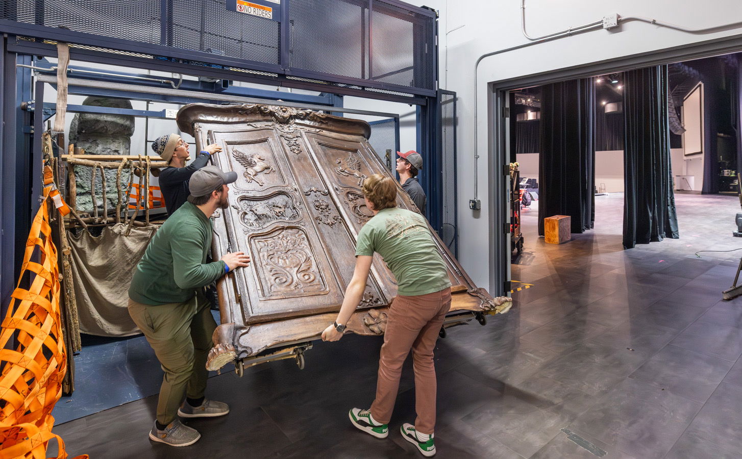 the Logos Theatre crew began turning the Answers Center into the world of Narnia