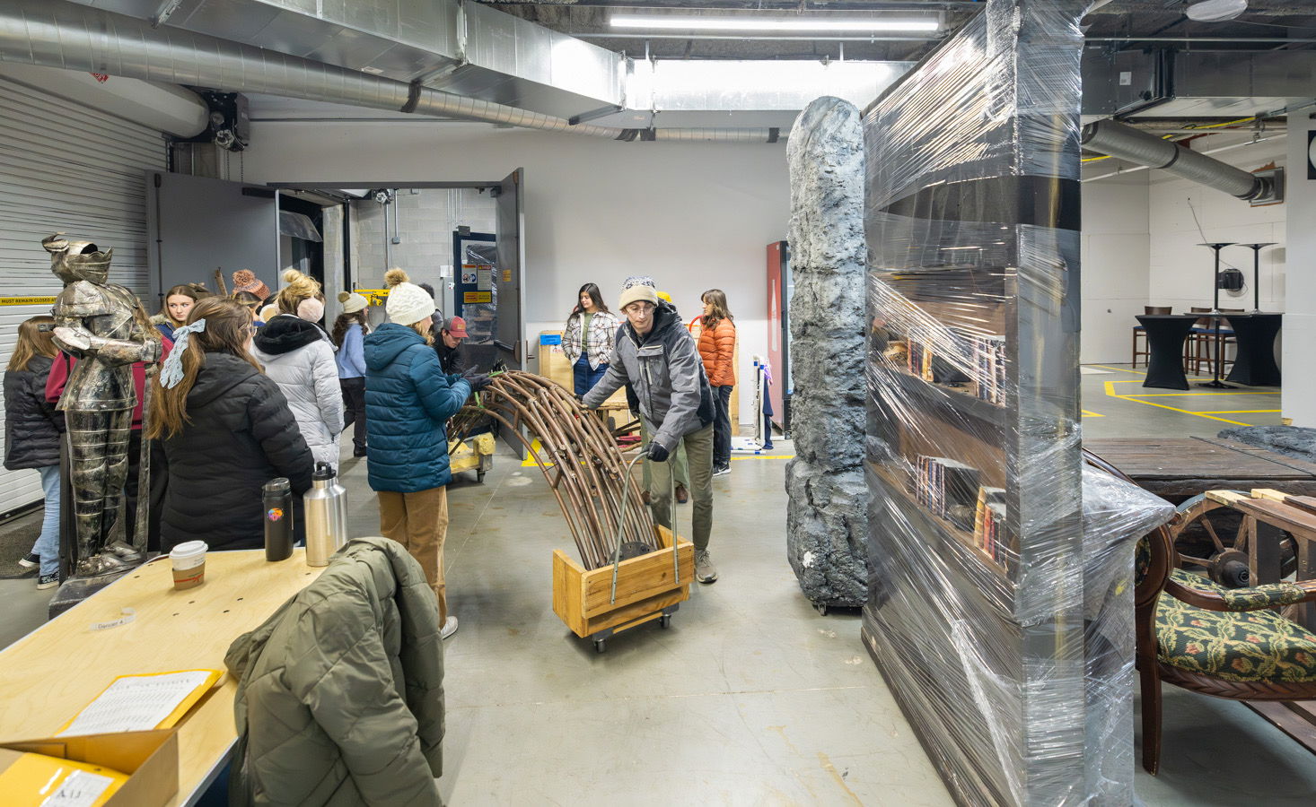 the Logos Theatre crew began turning the Answers Center into the world of Narnia