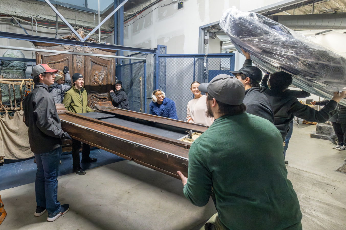 the Logos Theatre crew began turning the Answers Center into the world of Narnia