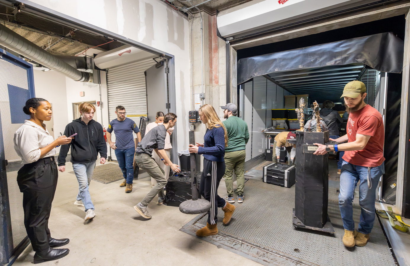 the Logos Theatre crew began turning the Answers Center into the world of Narnia