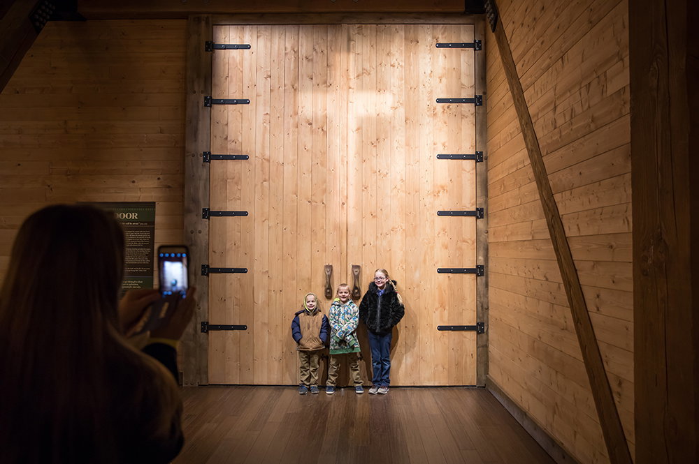 Ark door family photo