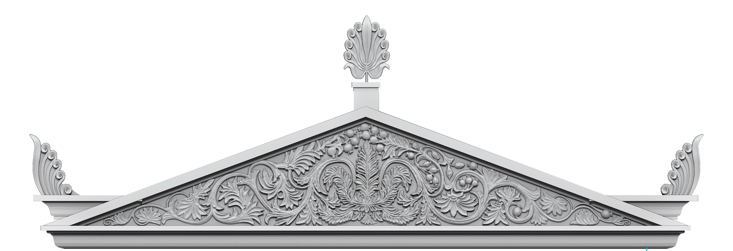 front architrave detail