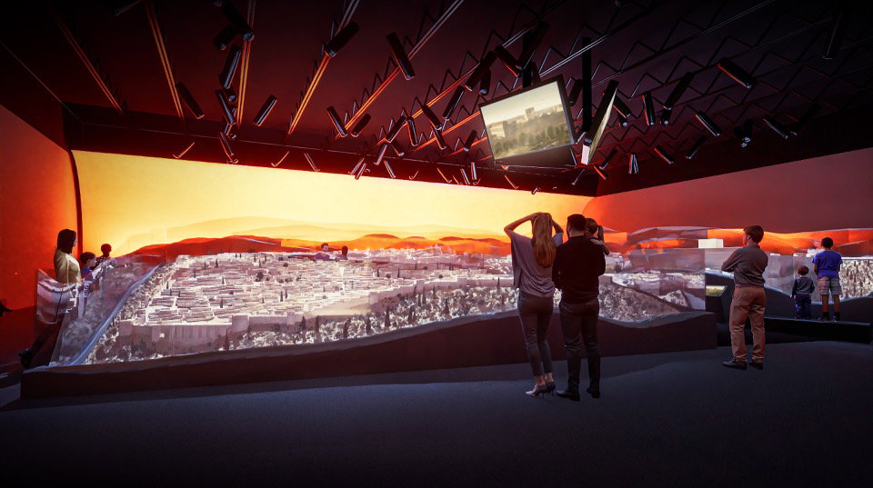 Model showroom rendering