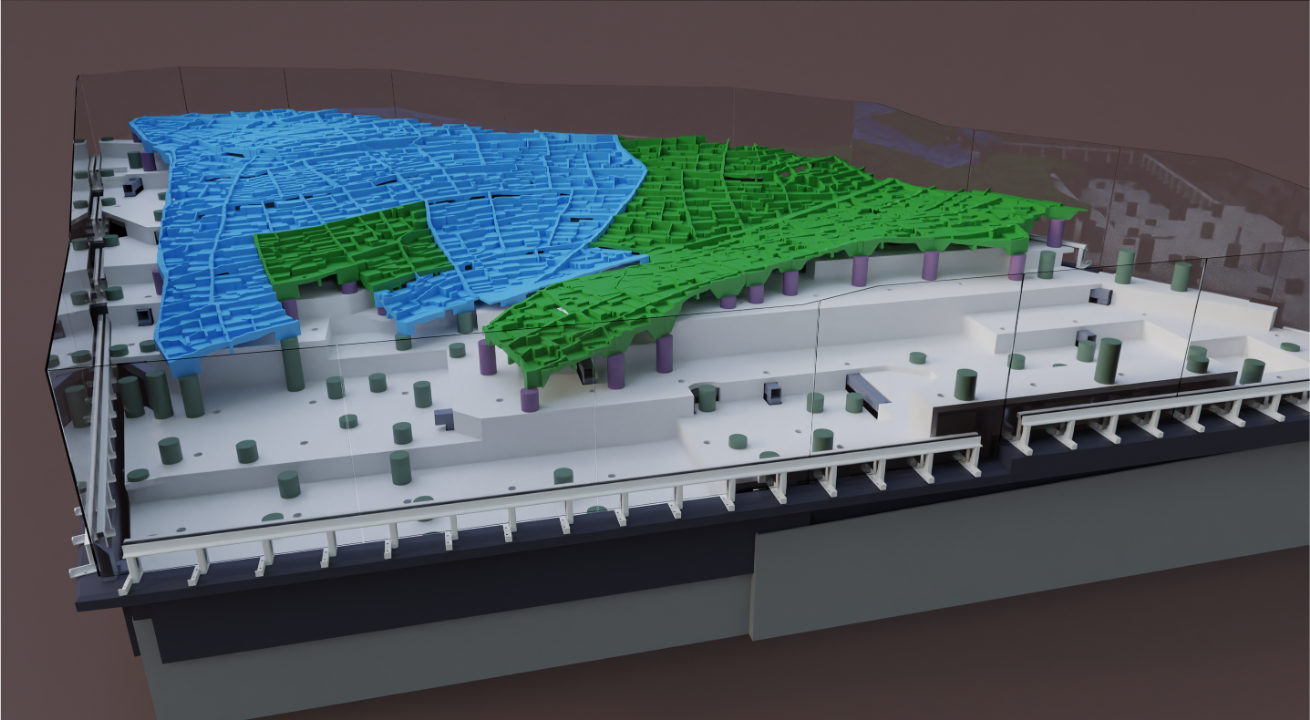 model understructure rendering
