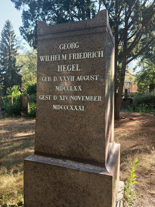 Hegel's grave