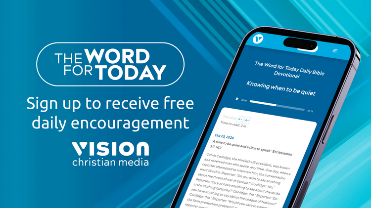 Signup to receive the Word for Today