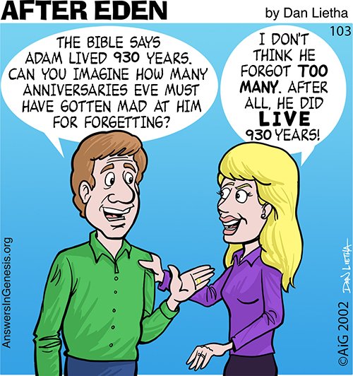 After Eden 102: Adam's Lifespan