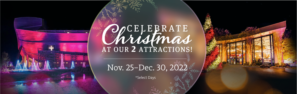 ChristmasTown at the Creation Museum and ChristmasTime at the Ark Encounter