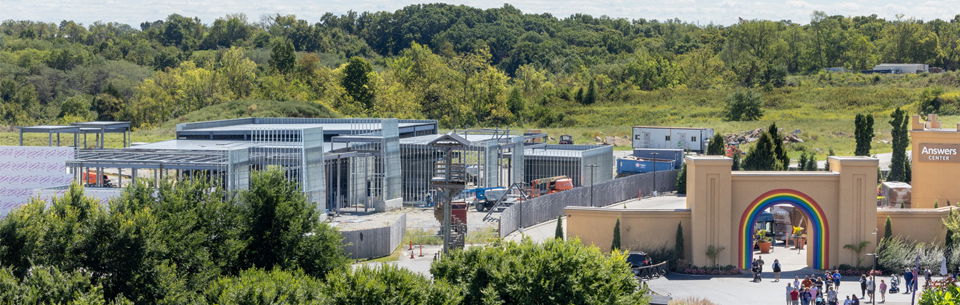 Welcome Center construction