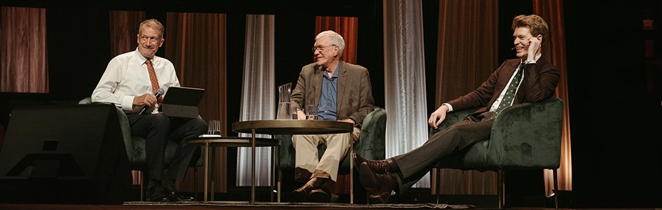 Ken Ham and Martyn Iles on stage