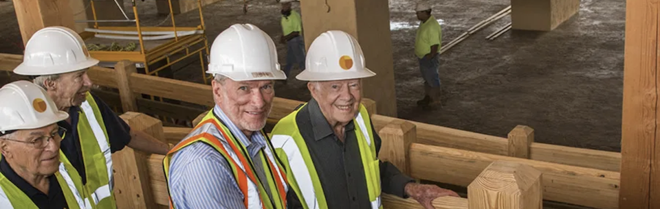 Ken Ham and Jimmy Carter at Ark Encounter