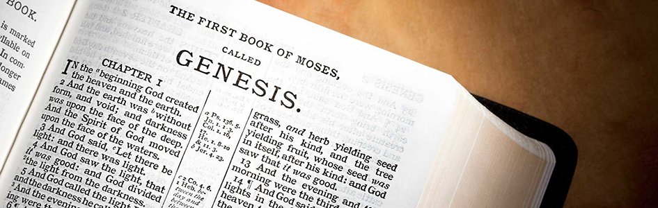 Bible Open to Genesis