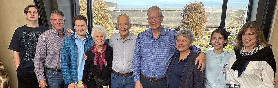 Ken Ham with Charlie Duke and family