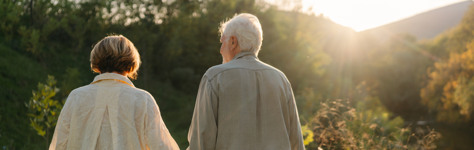 married couple walking