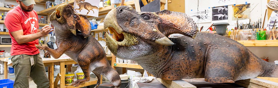 Protoceratops sculpture