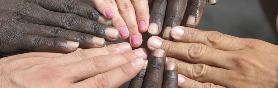 Human Hands of Different Shades