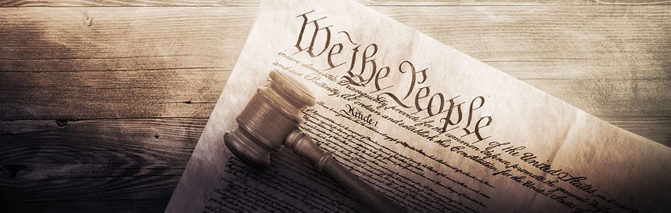 US Constitution and Judge’s Gavel